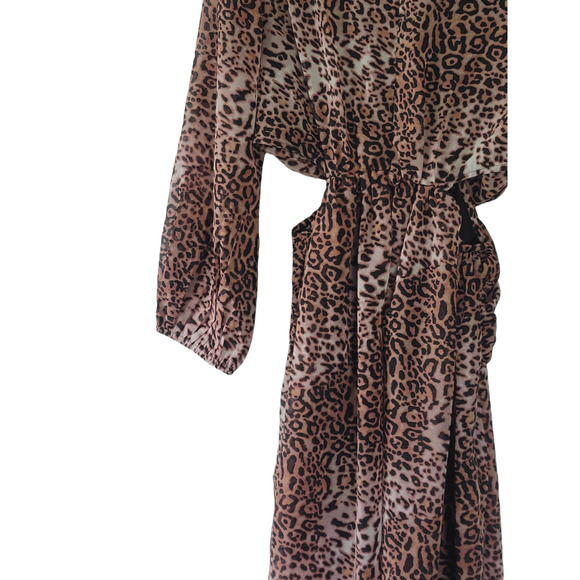 NEW Anthropologie Ranna Gill Floral Cut-Out Midi Dress - M - Picture 8 of 8